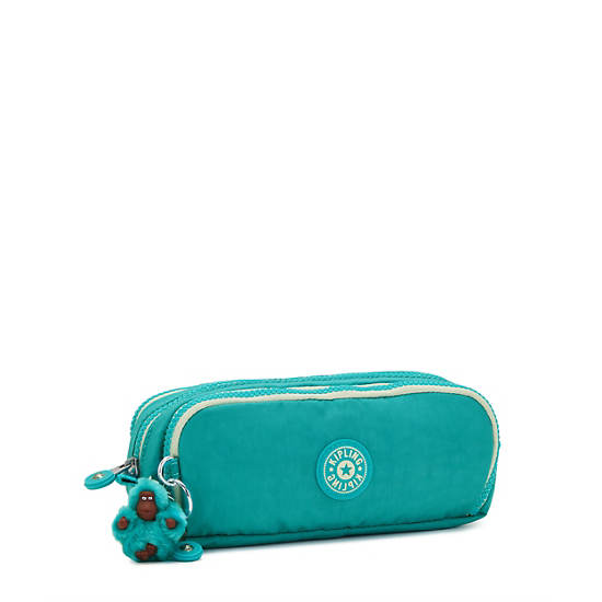 Kipling Gitroy Pencil Case Bags Turquoise Sea | CA 1624SG